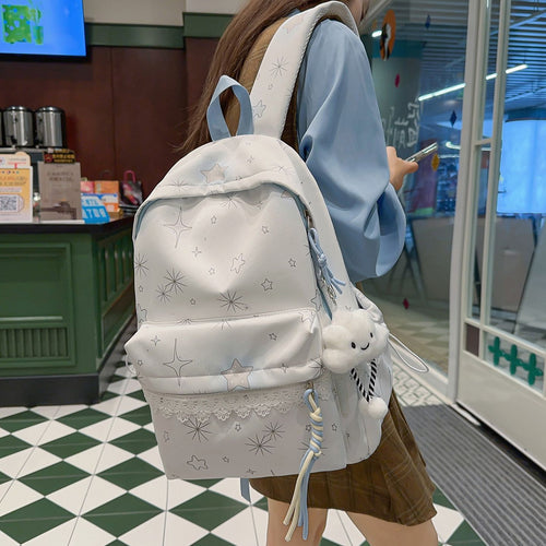 Rucksack mit Verträumtem Sternenmotiv und Praktischen Funktionen Karnz