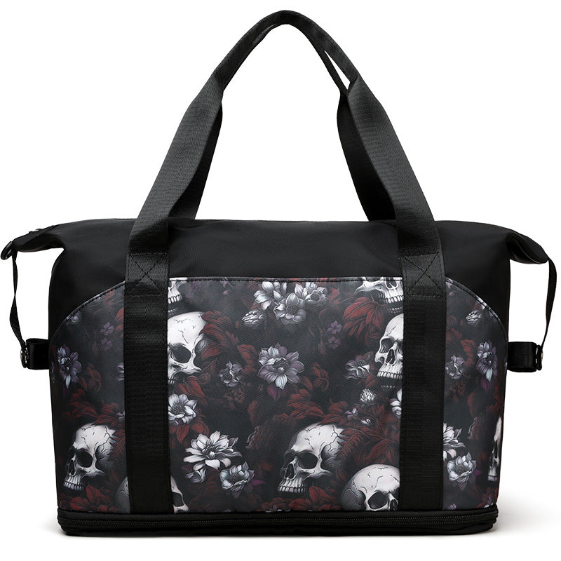 Künstlerisches Schädel-Druck Sport Duffel Tasche Karnz