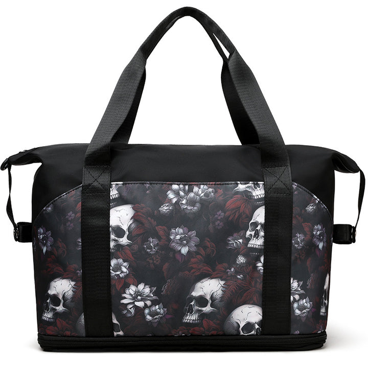 Künstlerisches Schädel-Druck Sport Duffel Tasche Karnz