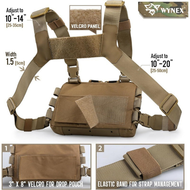 Multifunktionale Tactical Umhängetasche Karnz