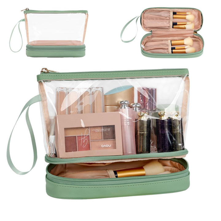 Kosmetik-Organizer-Tasche mit Durchsichtigen Fächern Karnz