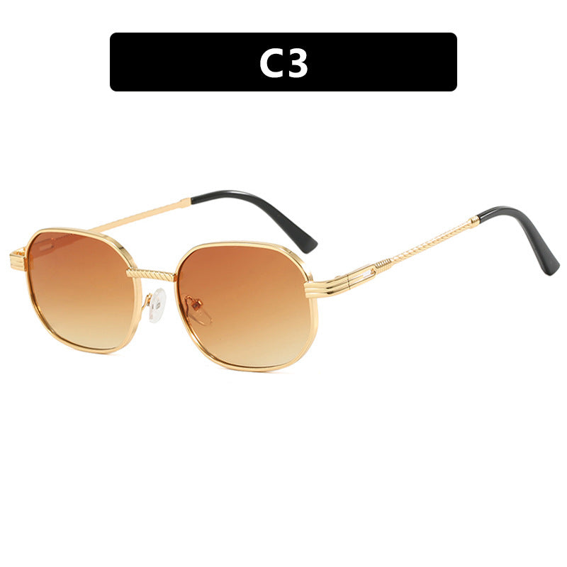 Damen quadratische Sonnenbrille mit Gradienteneffekt Karnz