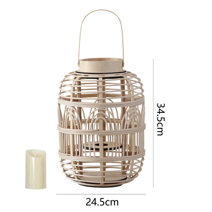 Dekorative Rattan-Laterne Karnz