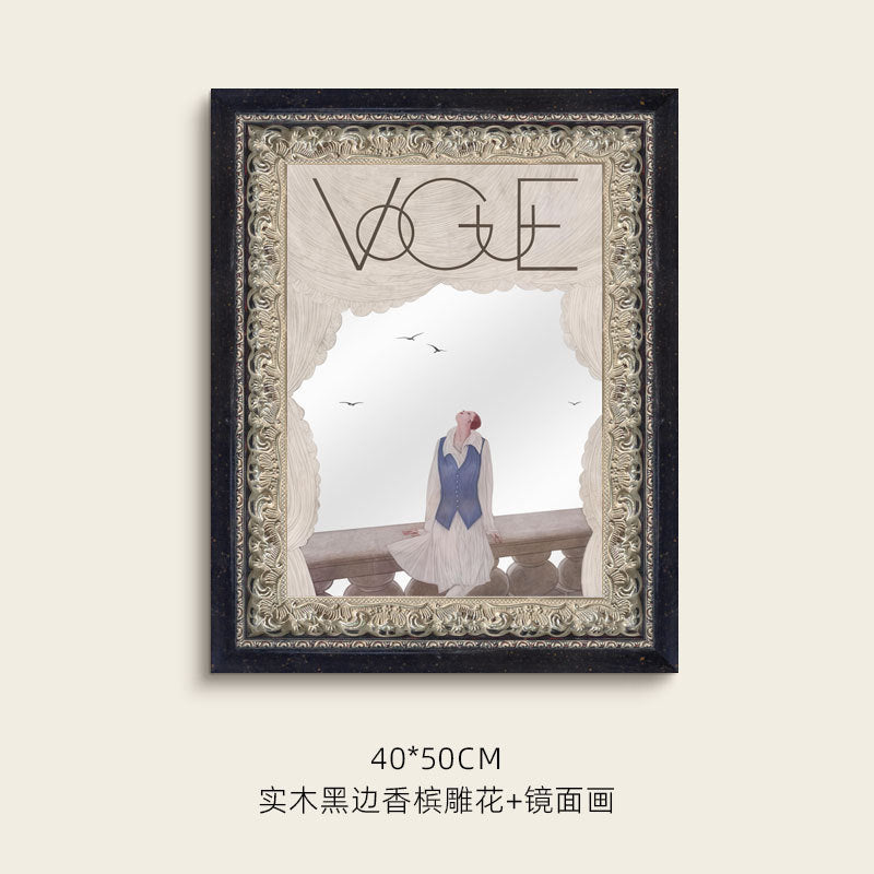 Gerahmter Vogue Kunstdruck