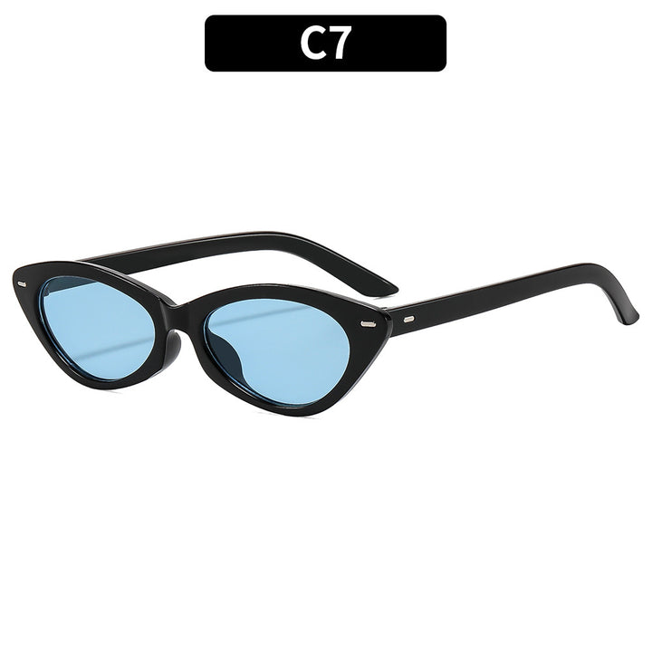 Vintage-inspirierte Katzenaugen-Sonnenbrille Eleganter Look
