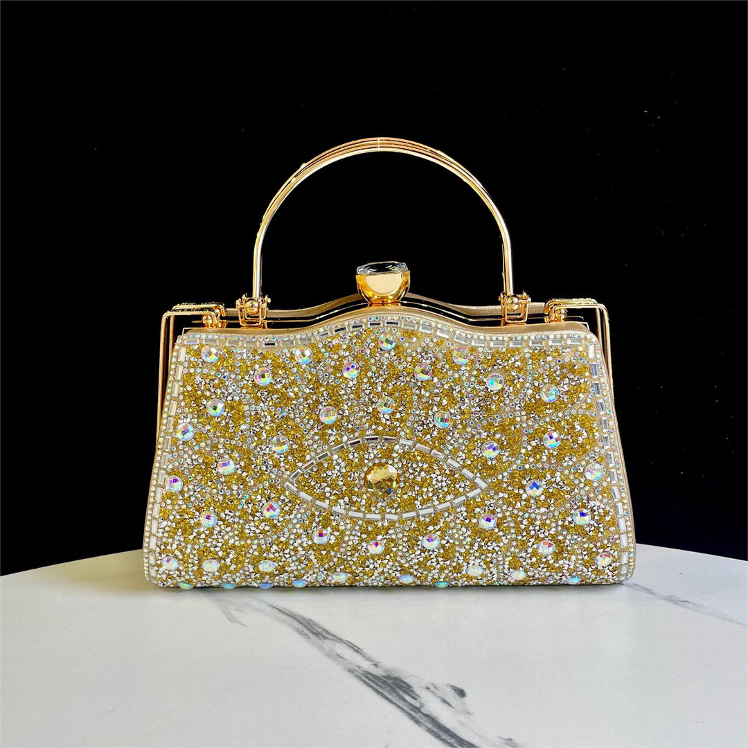 Dekorative Kristall-Detail Abendhandtasche