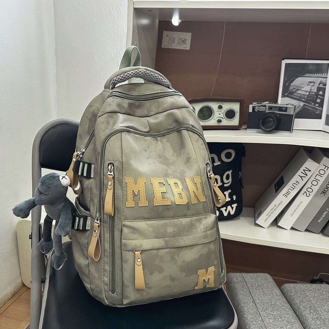 Trendiger Buchstaben-Stickerei Rucksack