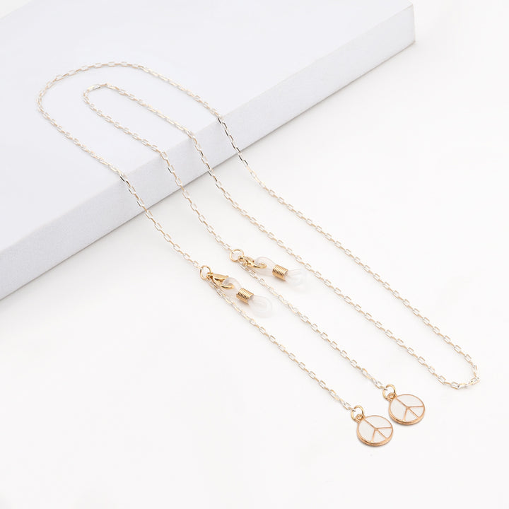 Elegante geometrische Brillenchnur Karnz