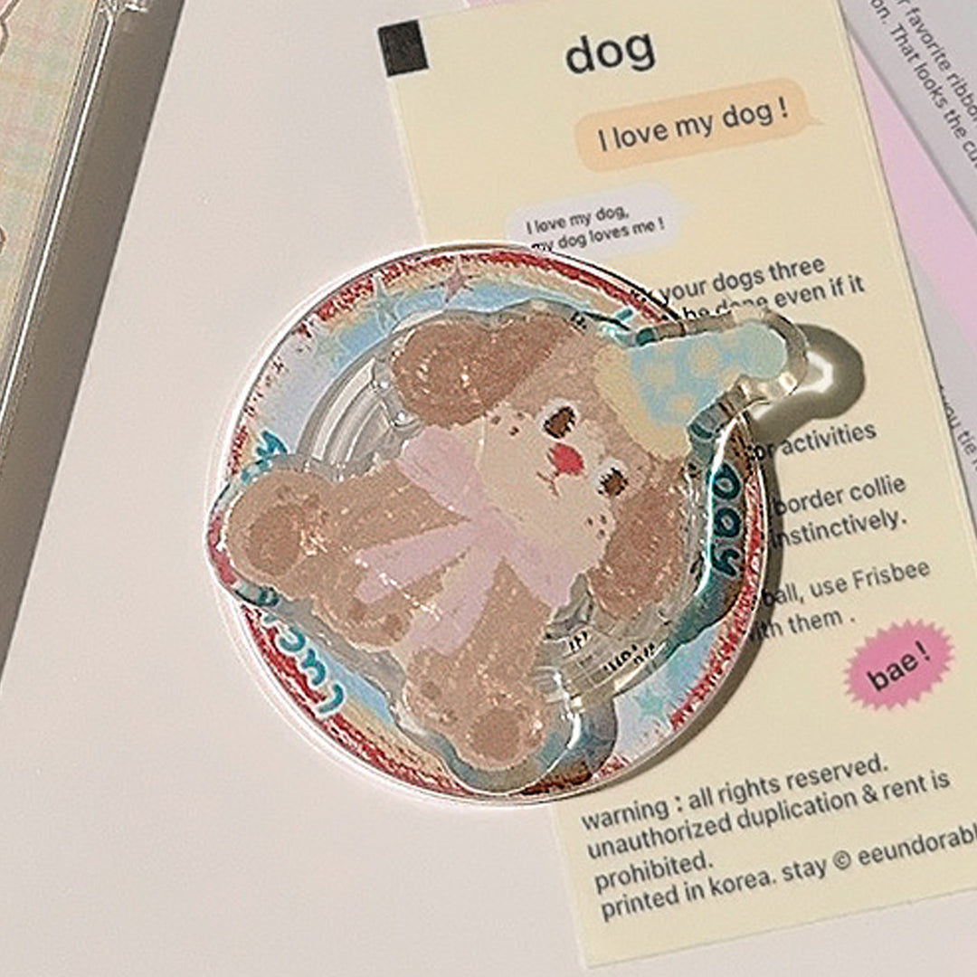 Niedlicher Hund-Anstecker Karnz