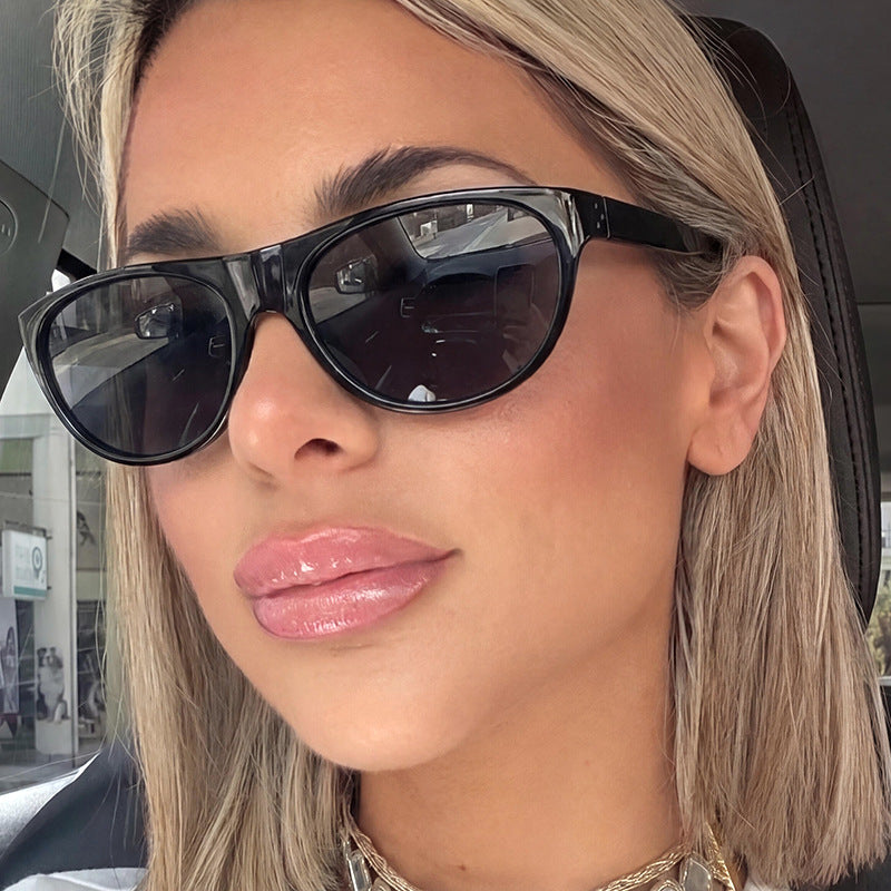 Damen modische optische Brille mit elegantem Katzenaugen-Design Karnz