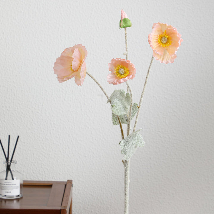 Dekorativer Kunst-Mohnblumenstrauß Karnz