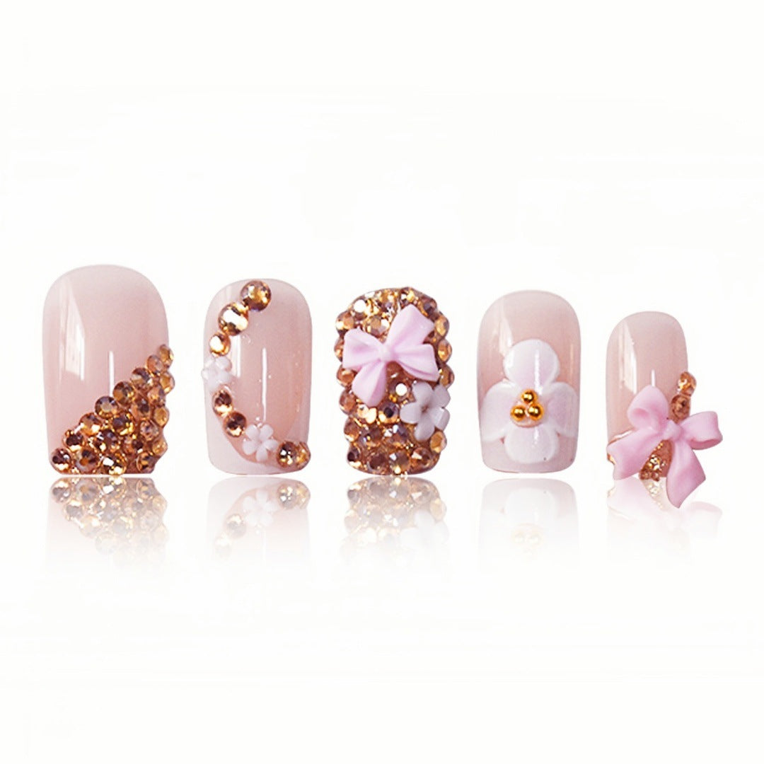 Floral Design Press-On Nägel Karnz