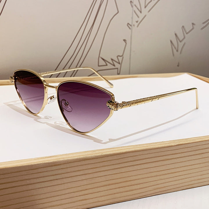 Damen Designer-Sonnenbrille mit schickem Cat-Eye-Design und luxuriösem Rahmen Karnz