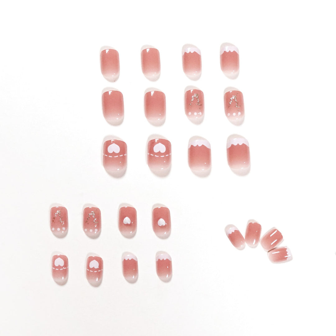 Kreative Gel-Nagelkunst mit glänzenden Akzenten Karnz