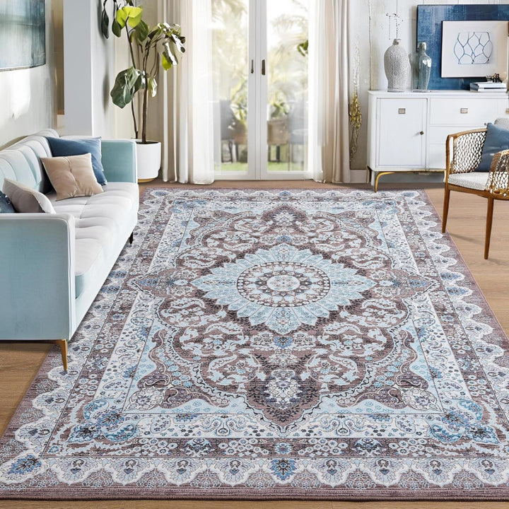 Vintage-inspirierter dekorativer Teppich