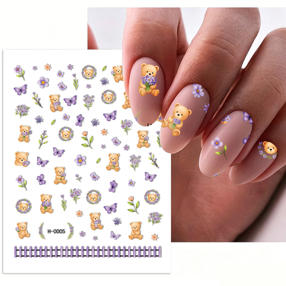 Kreative Nagelkunst Aufkleber