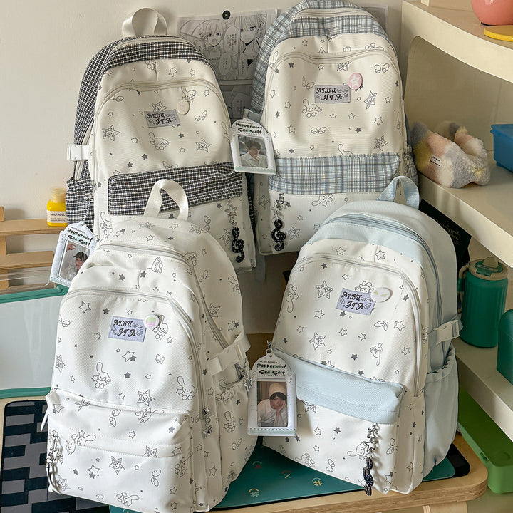 Stylischer Grafikdruck-Rucksack Karnz