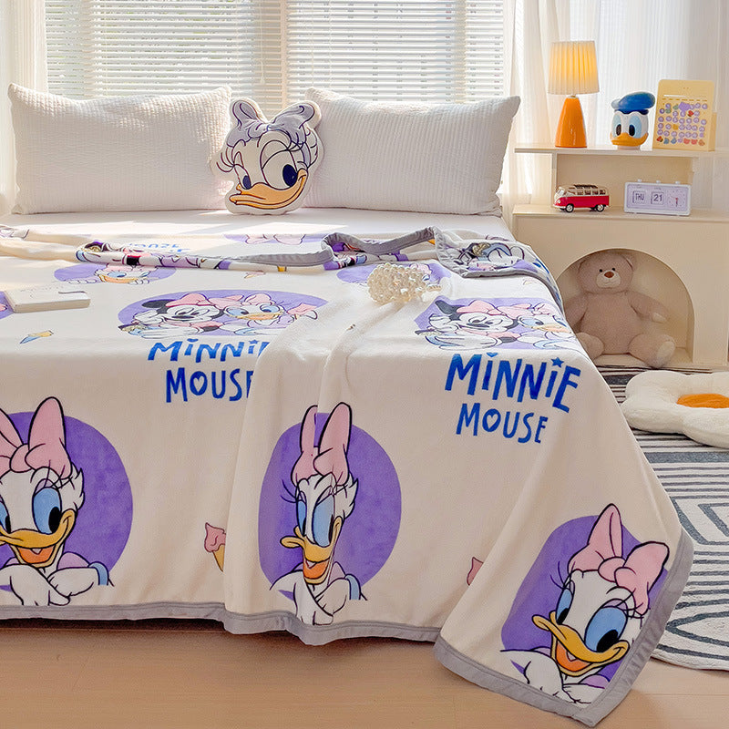 Damen Fleece-Kuscheldecke mit tierischem Motiv Karnz
