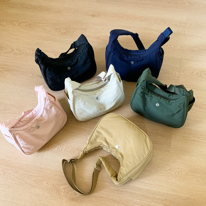 Leichtes weiches Stoff-Schultertasche Karnz