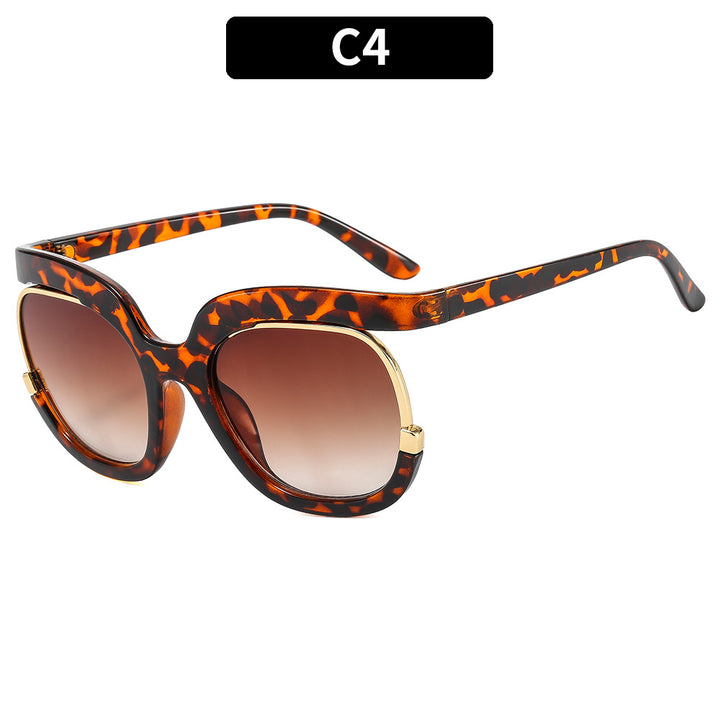 Elegante Übergroße Sonnenbrille