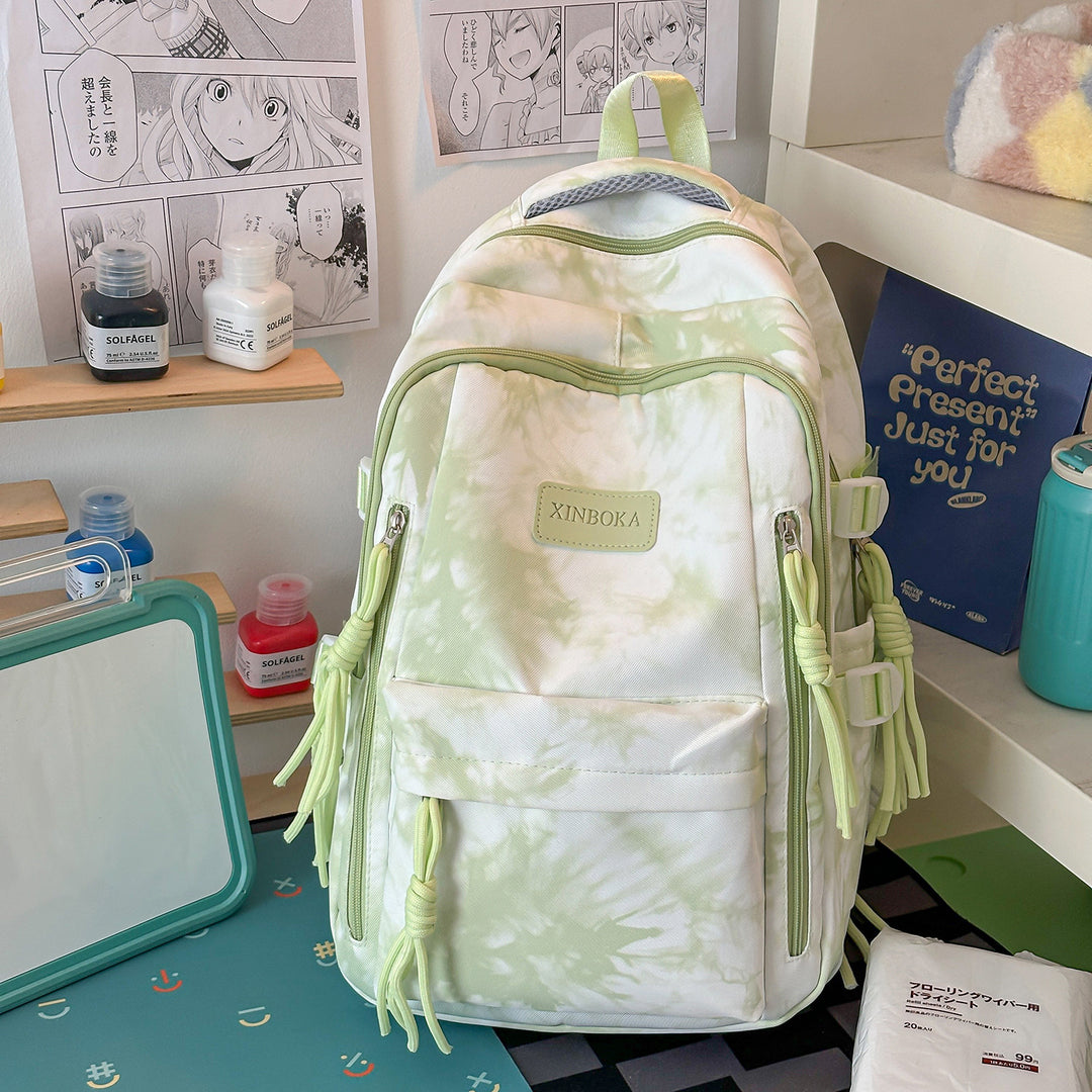 Trendige Marmor-Muster-Rucksack Karnz