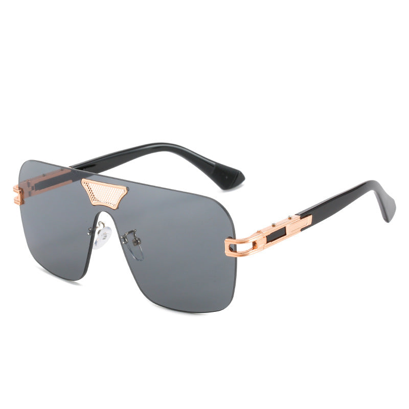 Damen modische Oversized-Sonnenbrille mit speziellem Rahmen und UV-Schutz Karnz