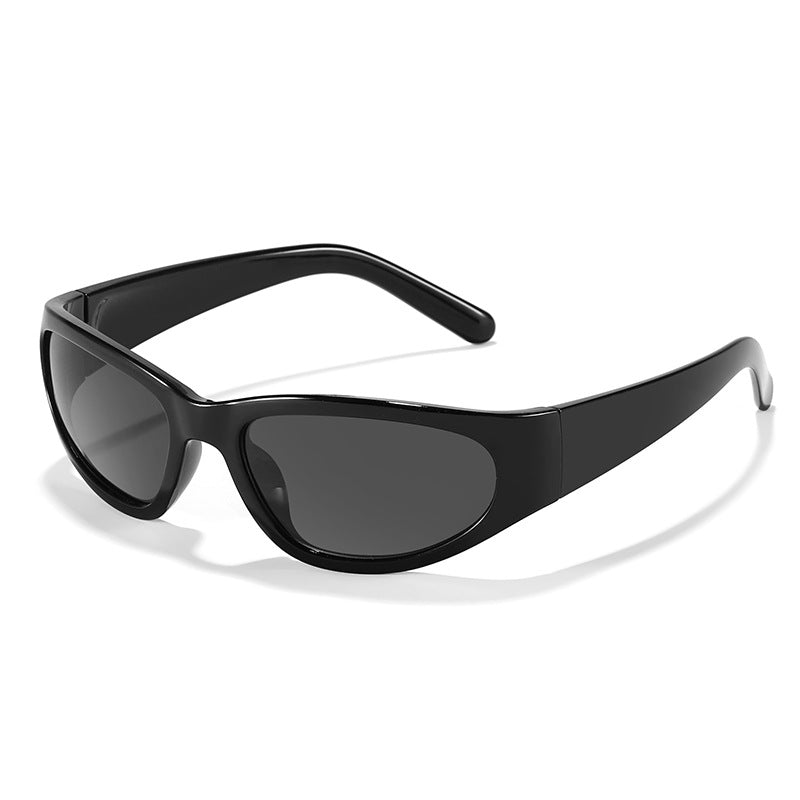 Damen modische Sonnenbrille im futuristischen Stil Karnz