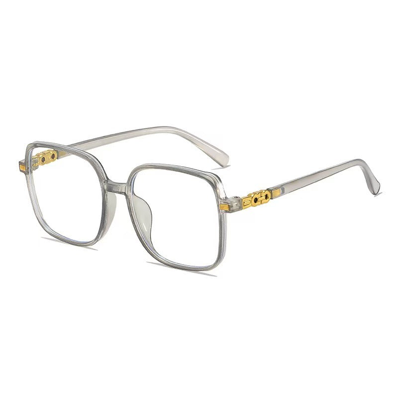 Chic Transparente Rechte Rahmen Brille Karnz