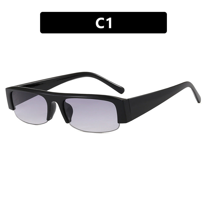 Damen Sonnenbrille im urbanen Stil mit breitem Rahmen und schützendem UV-Filter Karnz