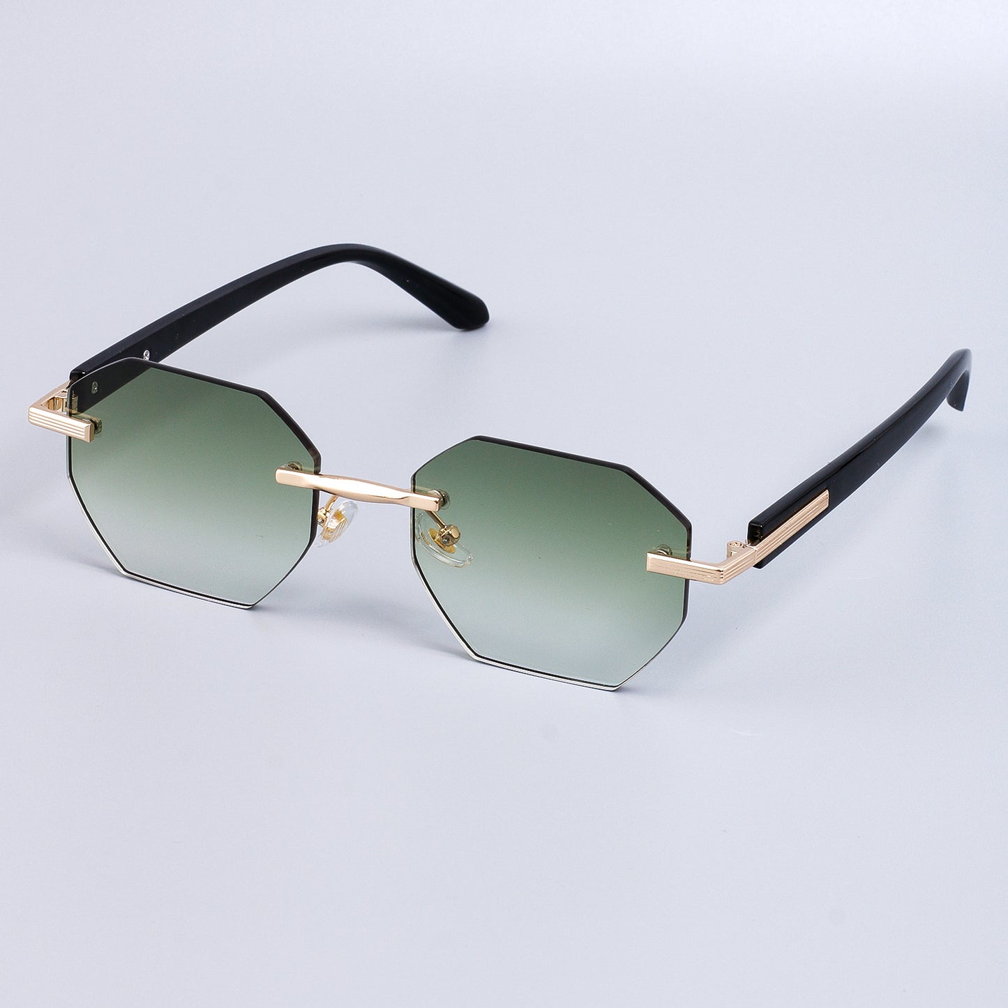 Damen stilvolle Sonnenbrille im modischen Achtkant-Design mit hochwertigem Rahmen Karnz