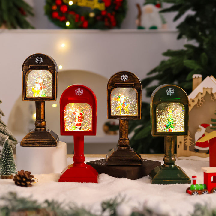 Nostalgische Weihnachtsbriefkasten Dekoration Karnz