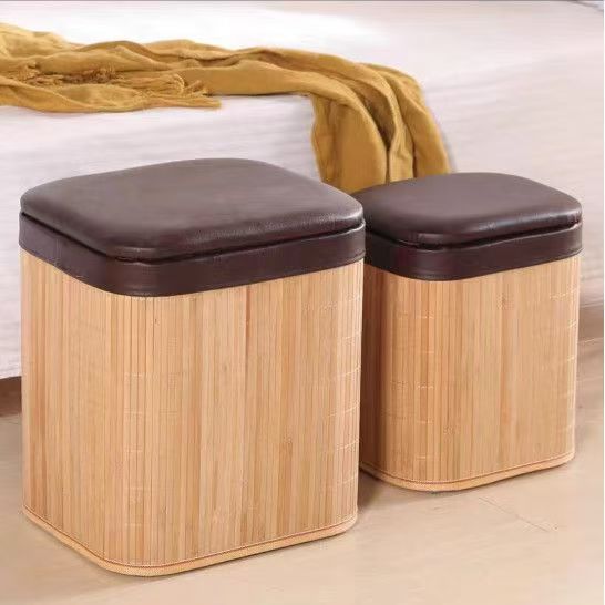 Multifunktionale Sitzhocker Aus Natürlichem Material Karnz