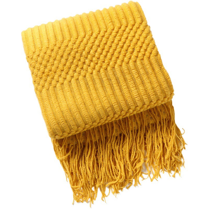 Stylische Texturierte Wurfdecke