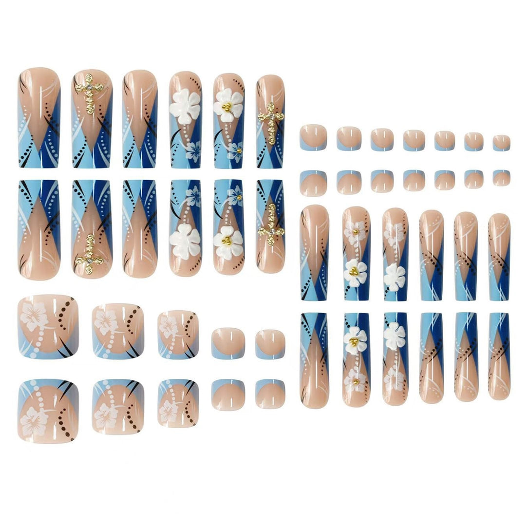 Blumen Design Acryl Nagelverlängerungen Karnz