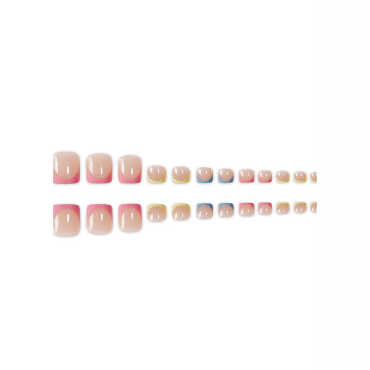 Dekoratives French Tip Nail Art Set Karnz