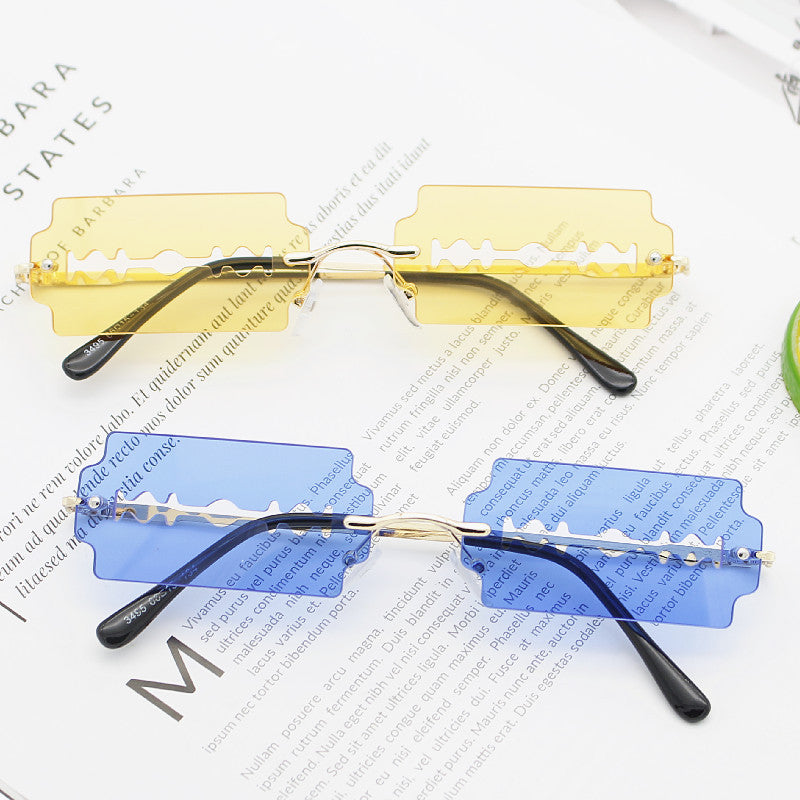 Damen Modische Retro-Sonnenbrille im einzigartigen Design Karnz