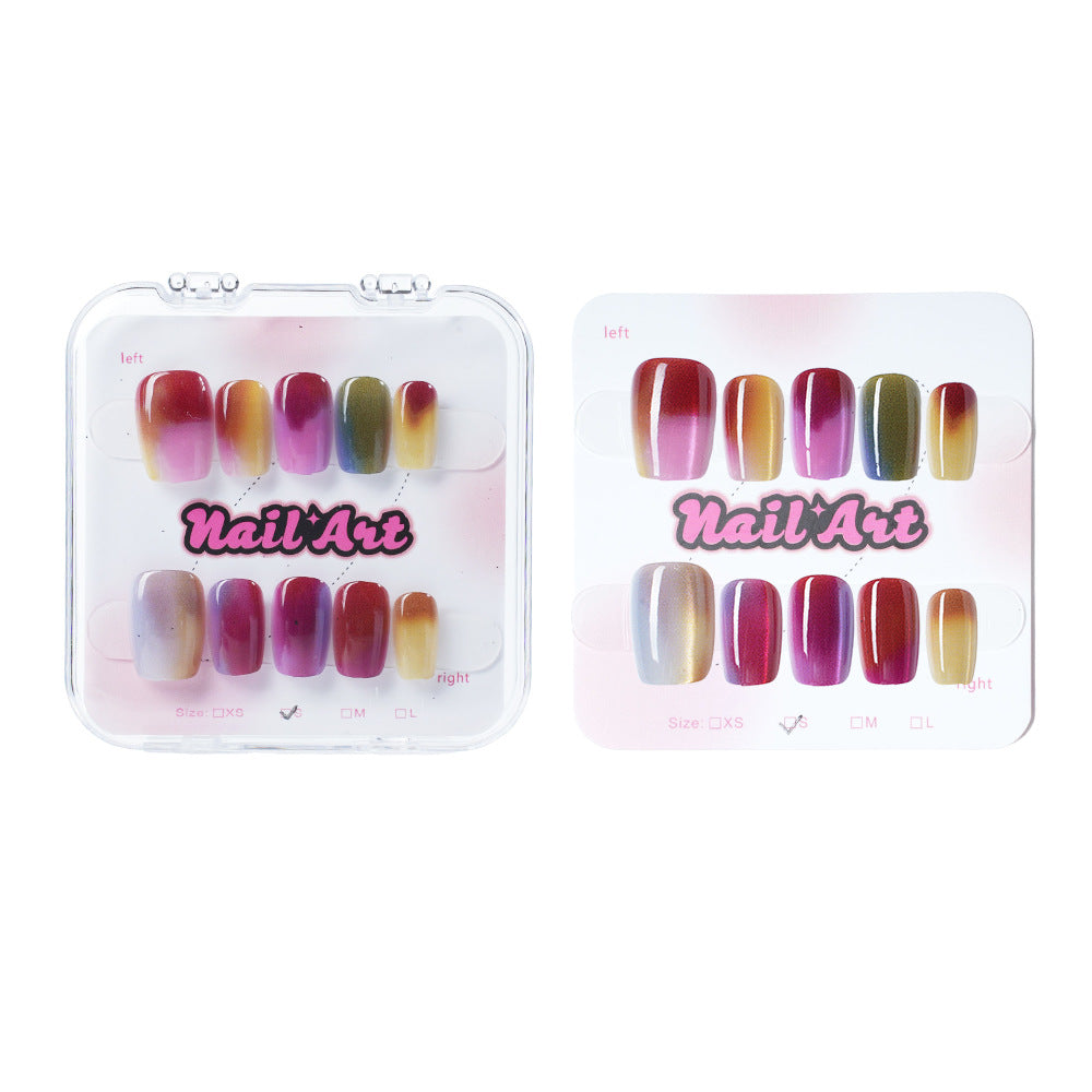 Ombre Gradient Press-On Nagelset Karnz