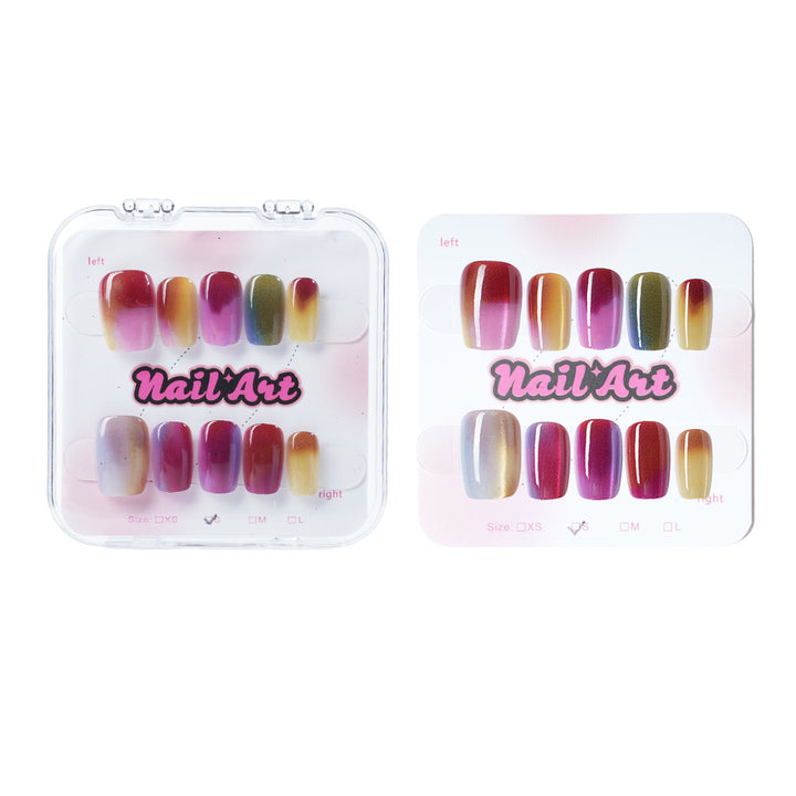 Ombre Gradient Press-On Nagelset Karnz