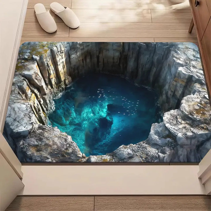 3D Illusions-Willkommensmatte Karnz