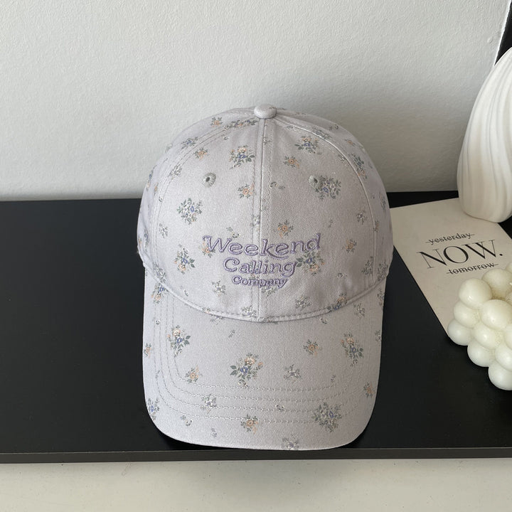 Blumenmuster Baseballkappe