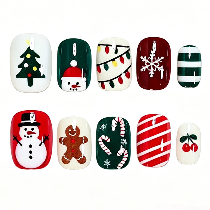 Festliches Holiday Nagelkunstset Karnz