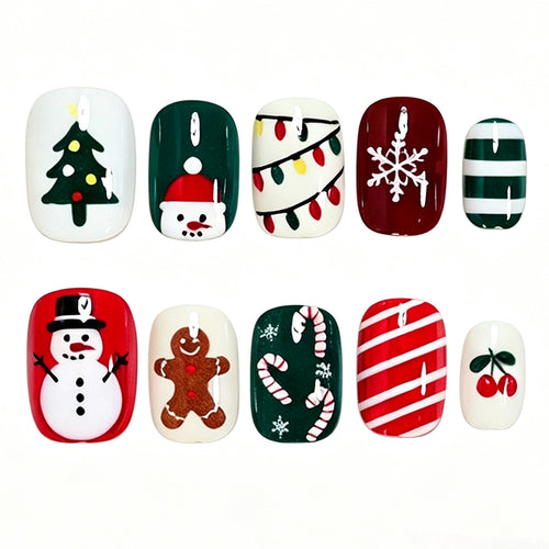 Festliches Holiday Nagelkunstset Karnz