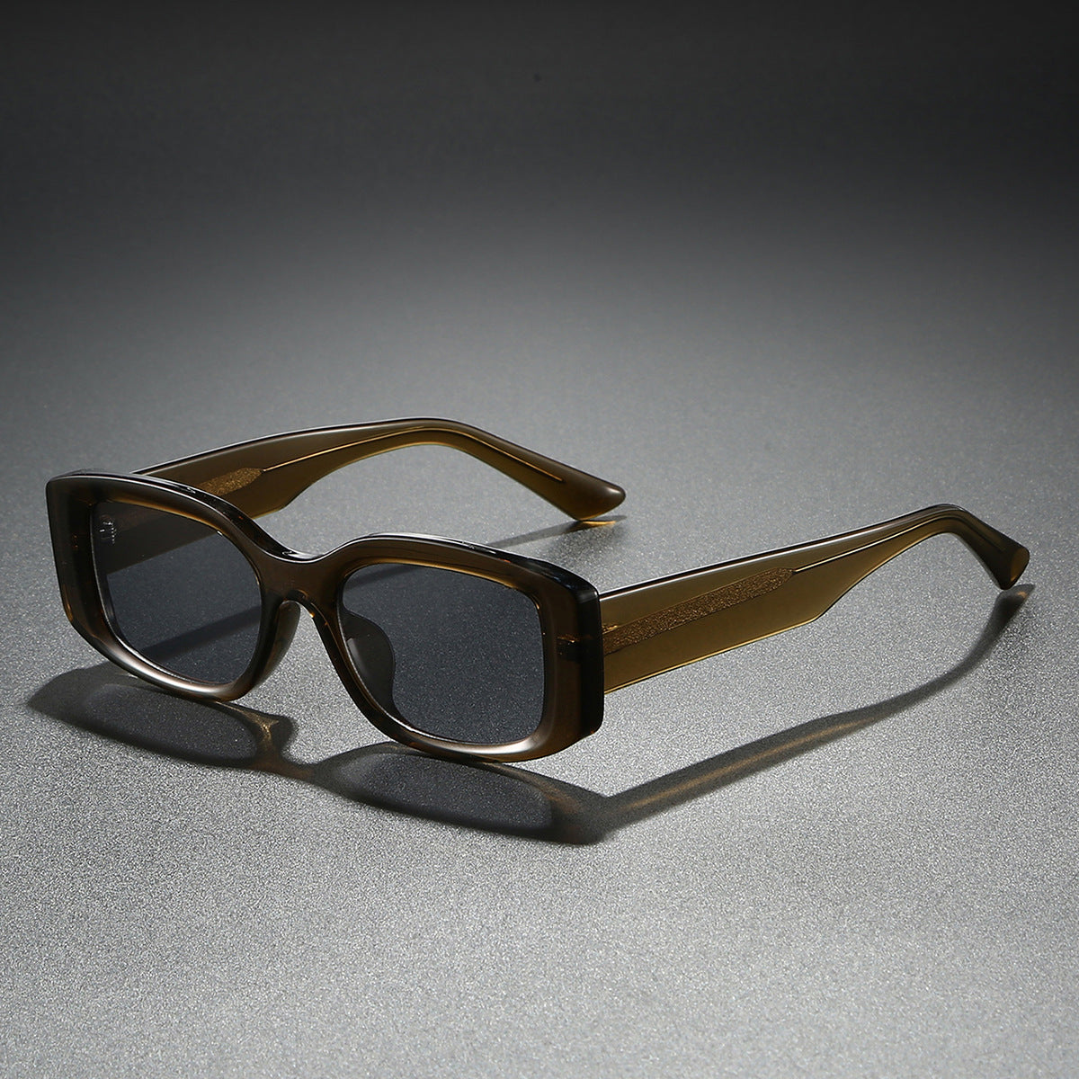 Damen modische Sonnenbrille im stylischen, eckigen Rahmen Karnz