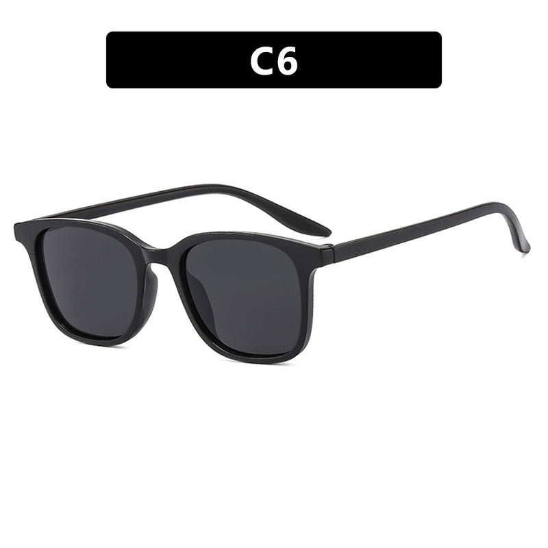 Damen trendige quadratische Sonnenbrille mit polarisierenden Gläsern Karnz