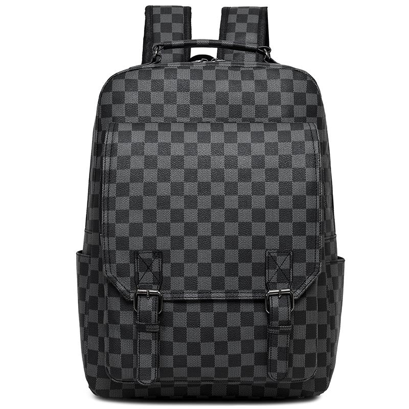 Stilvolle Schachbrett-Laptop-Rucksack Karnz