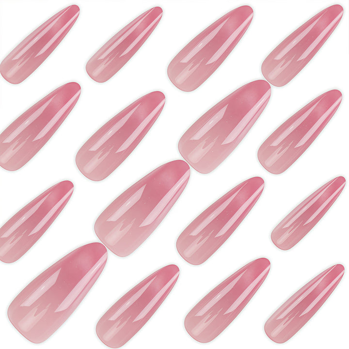 Elegante Ombre Stiletto Druck-Nägel Karnz