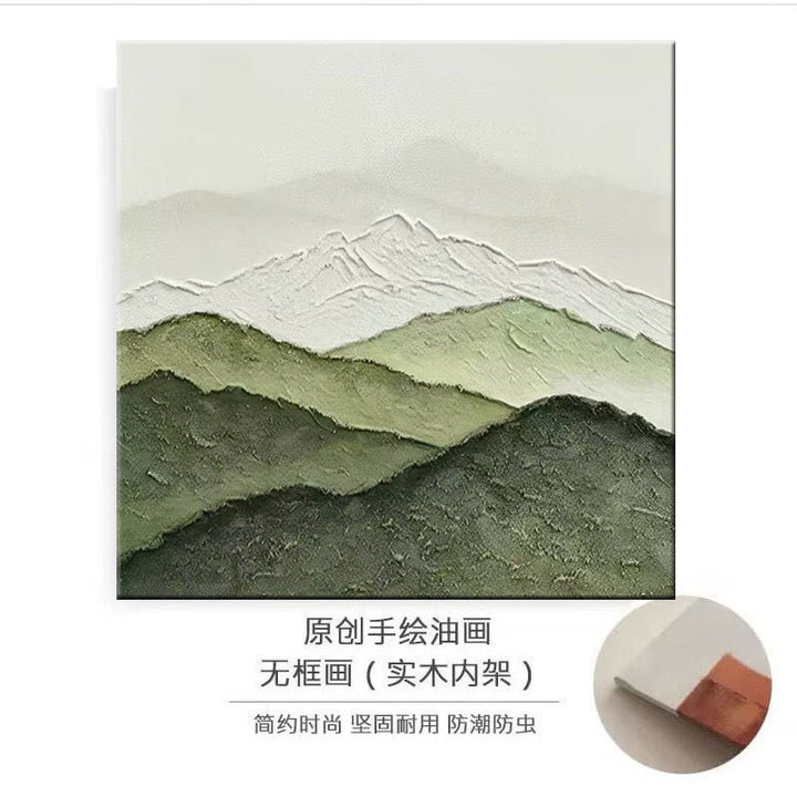 Texturiertes Leinwand-Landschaftsbild