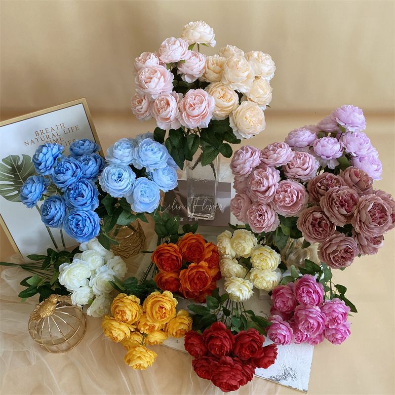 Elegante Faux-Rosenbouquet für die Wohnkultur