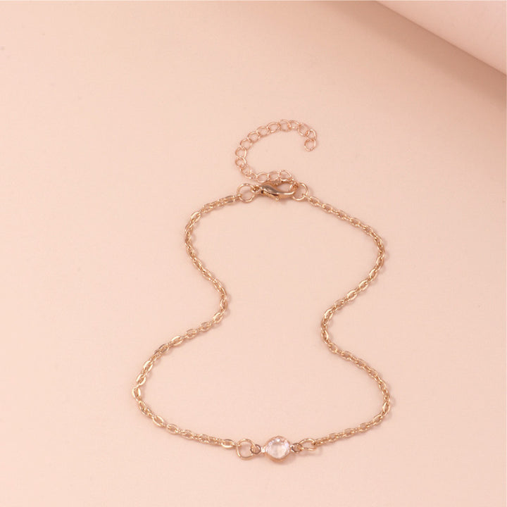 Elegante Minimalistische Kettenanậkel Karnz