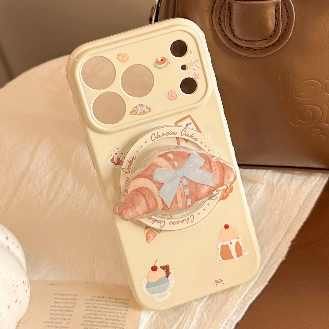 Smartphone Fingerhalter im Croissantdesign Karnz